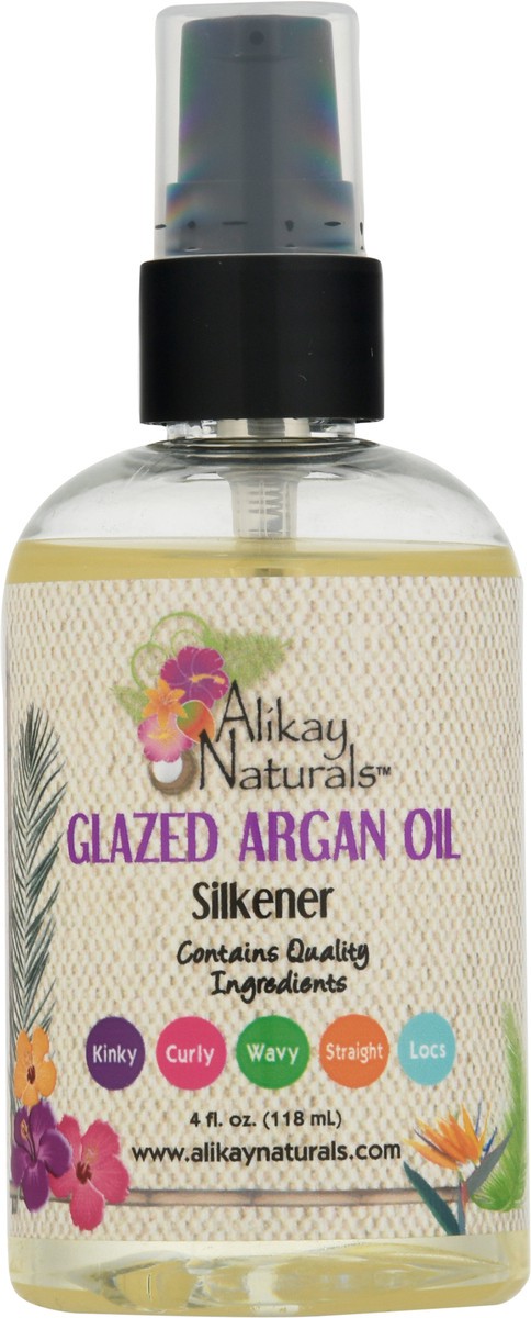 slide 5 of 9, Alikay Naturals Glazed Argan Oil Silkener 4 fl oz, 4 fl oz