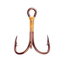 Eagle Claw Bronze Treble Hook 374