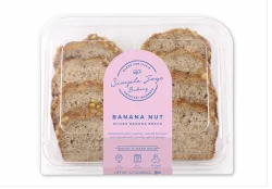 Simple Joys Bakery Banana Nut Sliced Loaf Cake