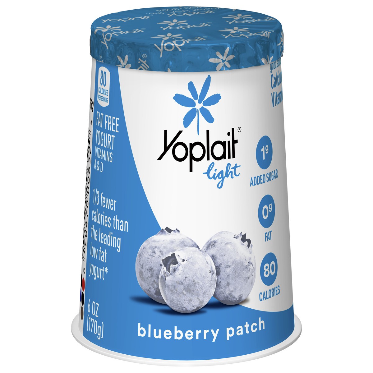 slide 10 of 14, Yoplait Light Blueberry Patch Fat Free Yogurt, 6 OZ Yogurt Cup, 6 oz