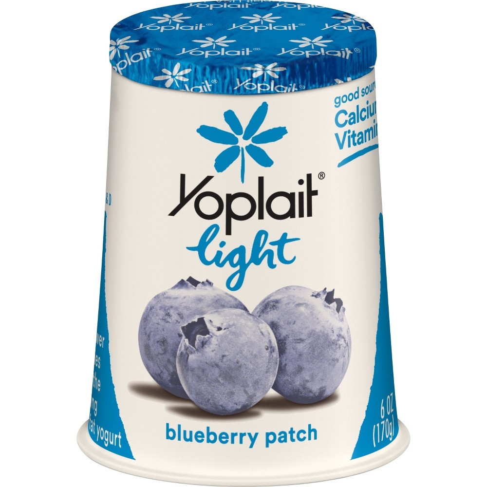 slide 3 of 3, Yoplait Light Blueberry Patch Yogurt, 6 oz