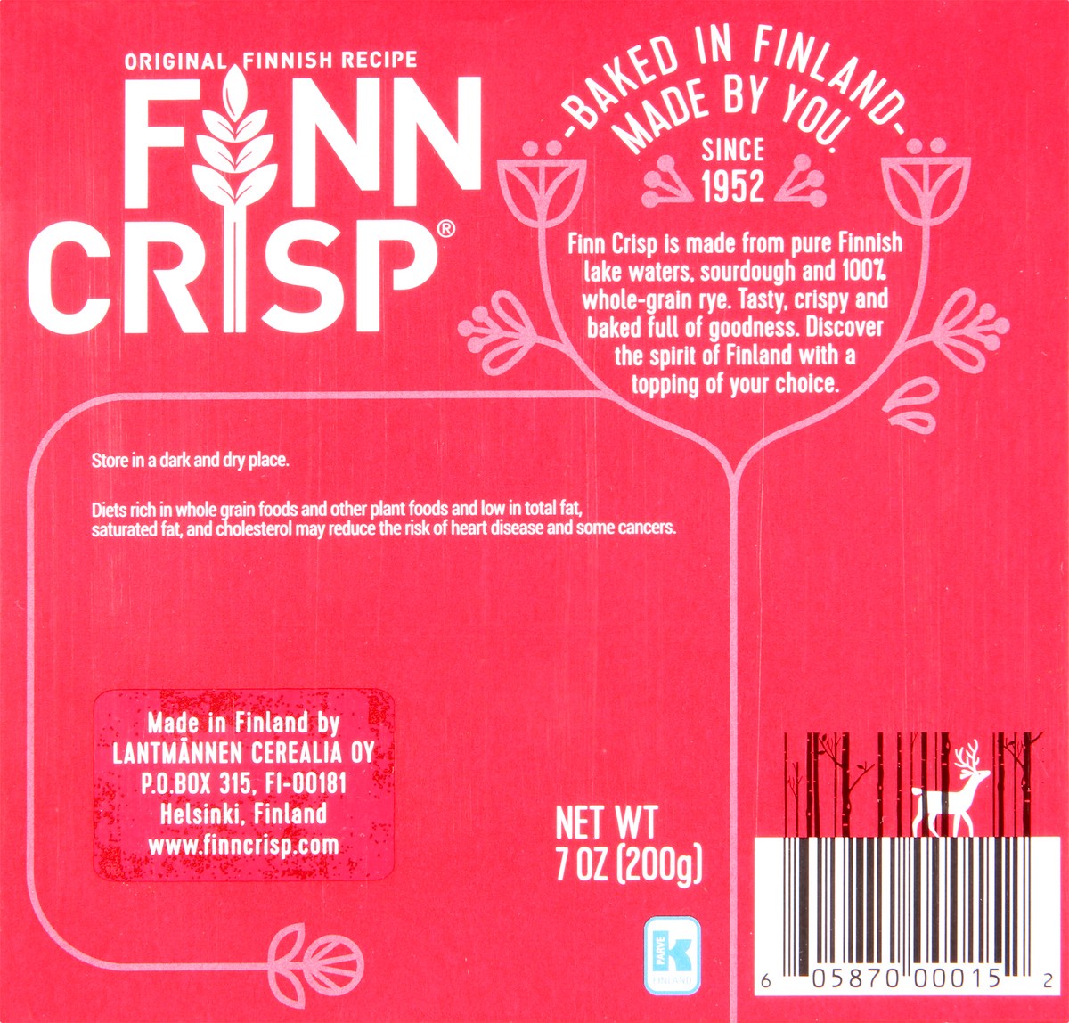 slide 11 of 11, Finn Crisp Sourdough Rye Thins Original, 7 oz