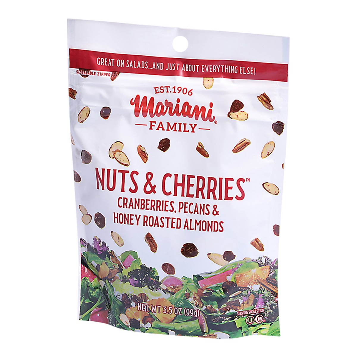 slide 3 of 9, Mariani Nuts & Cherries Salad Topper 3.5 oz, 3.5 oz