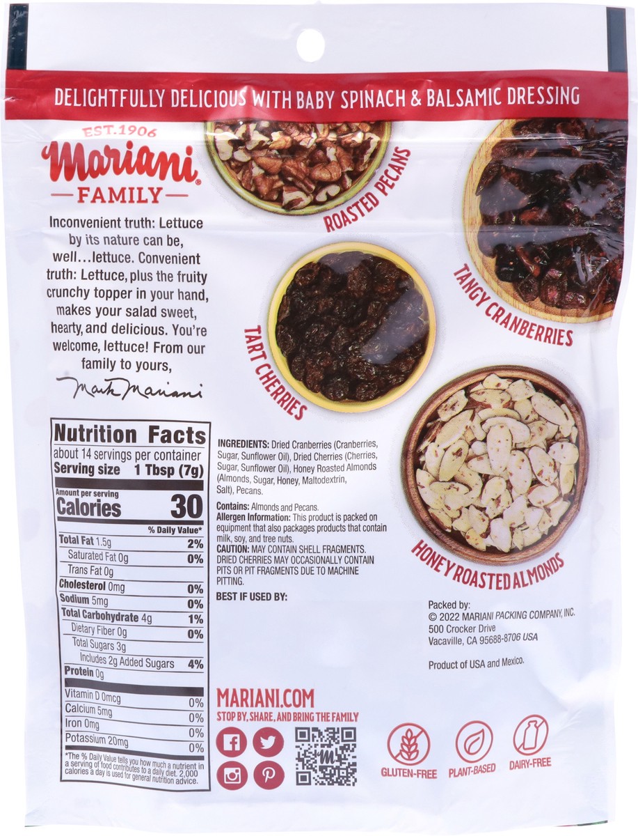 slide 6 of 9, Mariani Nuts & Cherries Salad Topper 3.5 oz, 3.5 oz