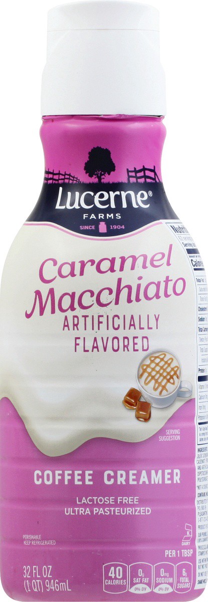 slide 8 of 9, Lucerne Dairy Farms Lucerne Coffee Creamer Macchiato Caramel - 32 Fl. Oz., 32 oz