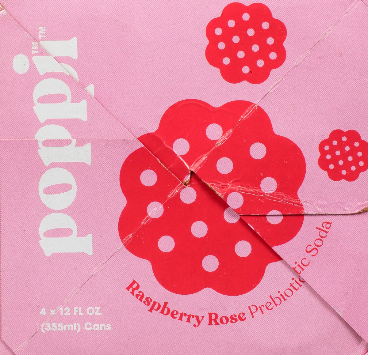 slide 7 of 9, Poppi Prebiotic Soda, Raspberry Rose, 48 fl oz