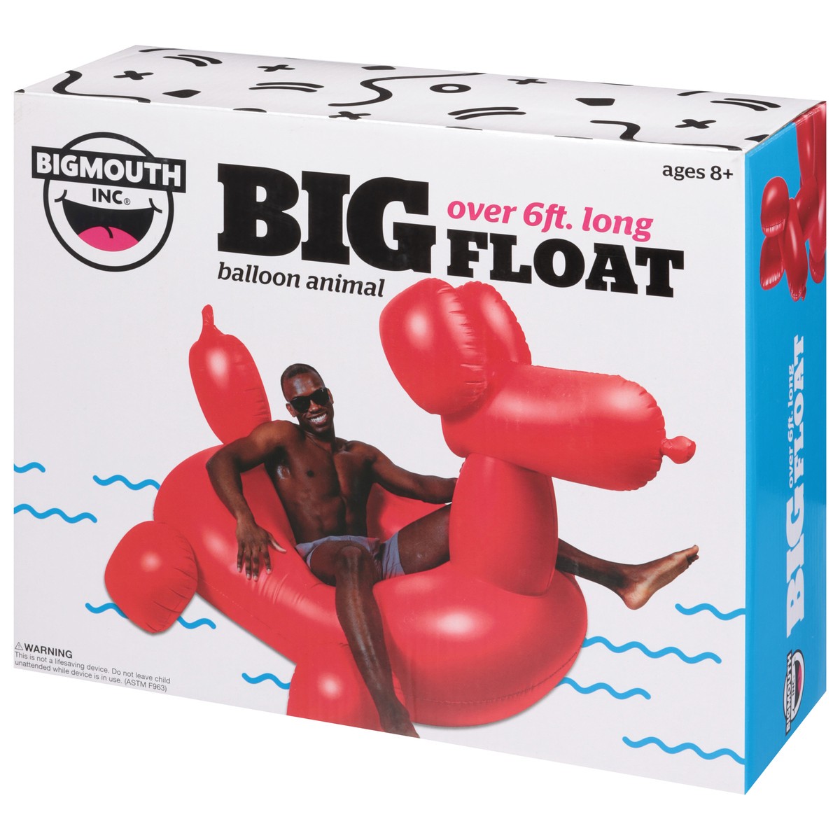 slide 4 of 4, Big Mouth Giant Balloon Animal Pool Float, 1 ct
