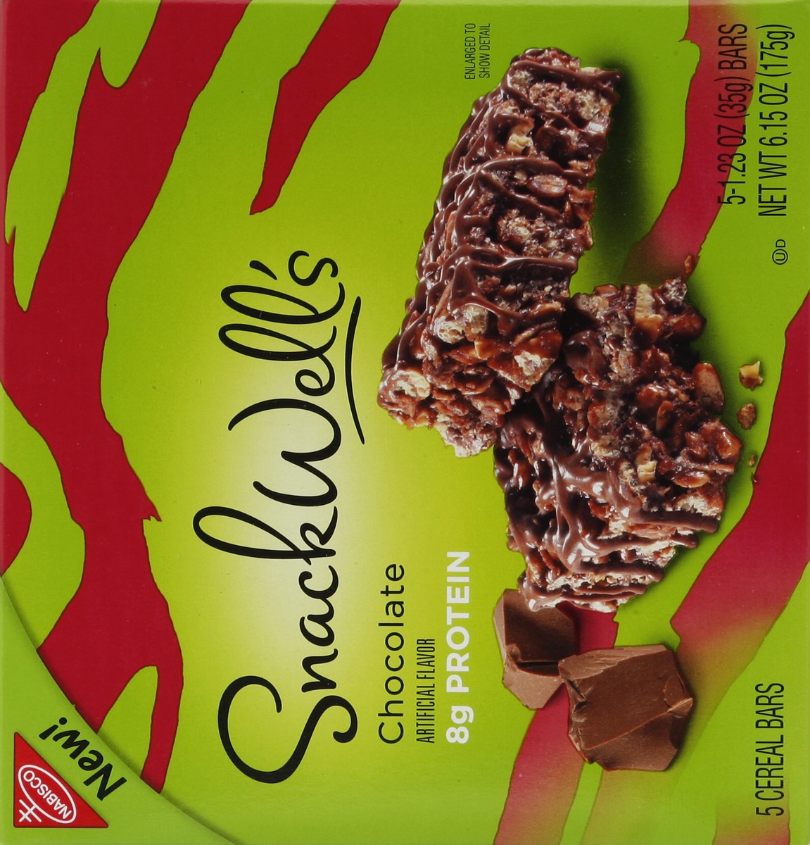 slide 5 of 5, SnackWell's Chocolate Cereal Bars, 6.15 oz