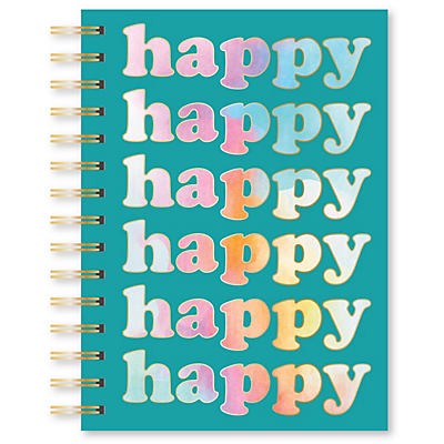 slide 1 of 1, C.R. Gibson Foil Twin Wire Lined Journal, 1 ct