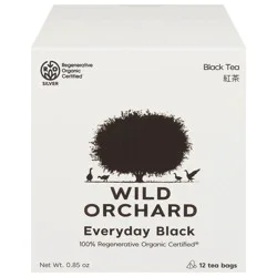 Wild Orchard Everyday Black Black Tea 12 Tea Bags
