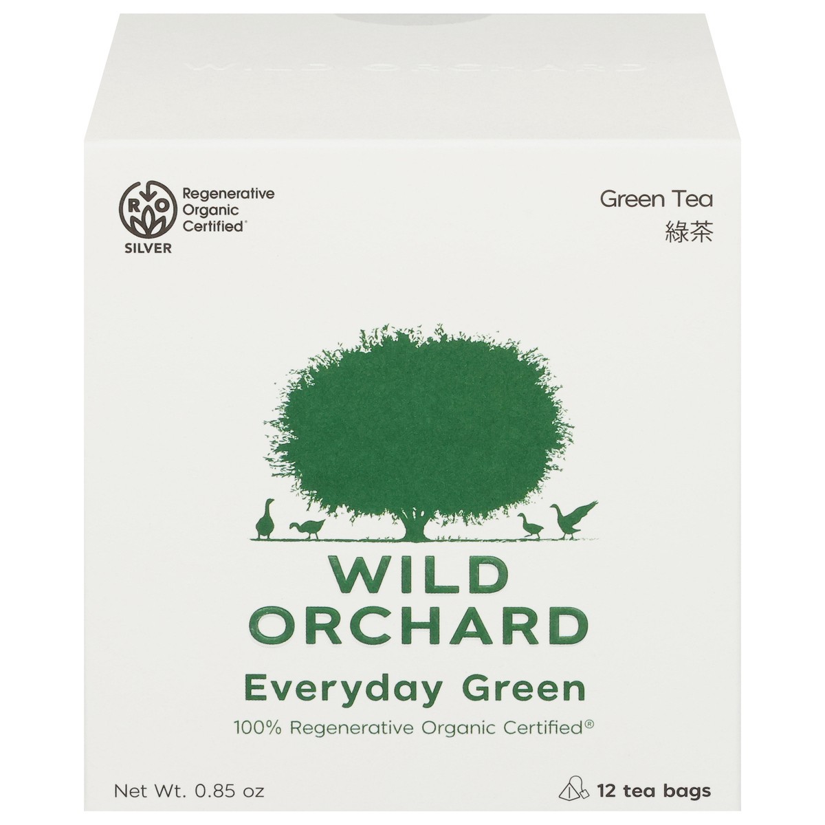 slide 4 of 4, Wild Orchard Everyday Green Green Tea 12 Tea Bags, 12 ct