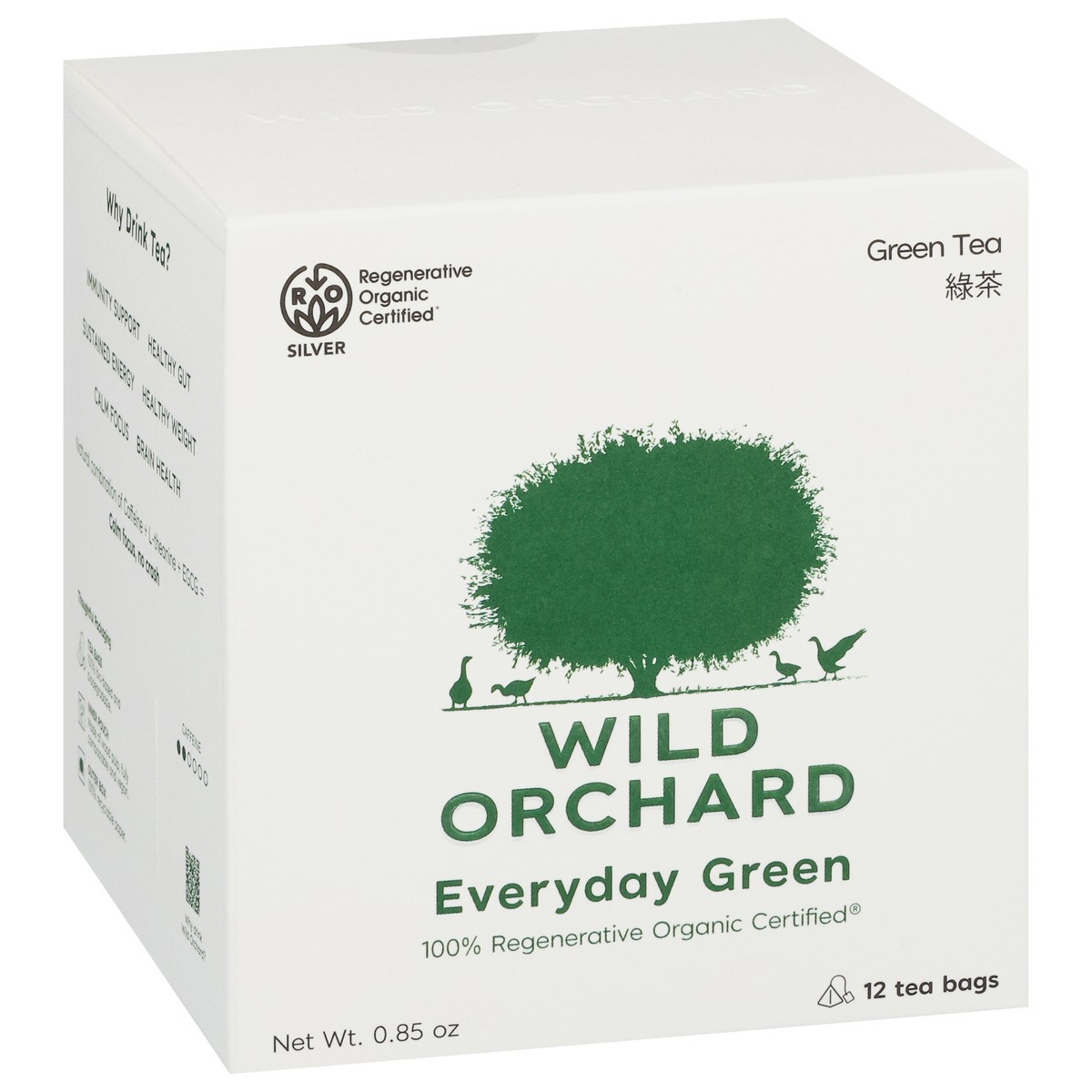 slide 2 of 4, Wild Orchard Everyday Green Green Tea 12 Tea Bags, 12 ct