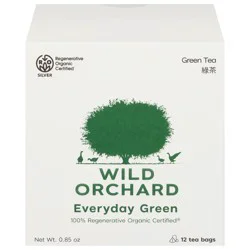 Wild Orchard Everyday Green Green Tea 12 Tea Bags