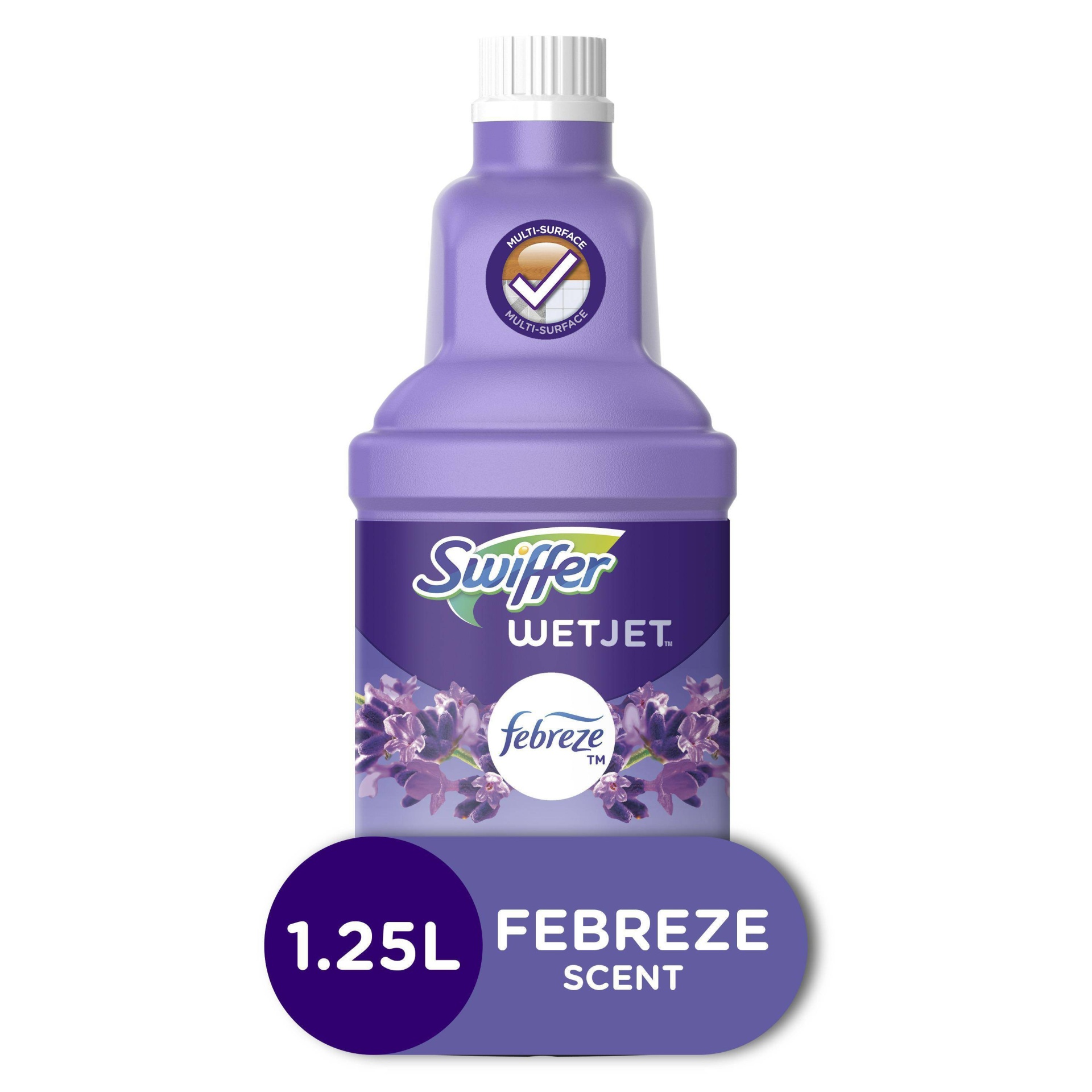 slide 1 of 3, Swiffer WetJet Lavender Liquid Refill, 42.2 fl oz