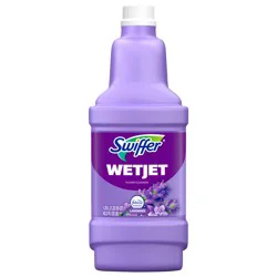 Swiffer Wet Jet Mop Refill Solution, Wood, Laminate, Tile, Floor Cleaner, Lavender, 1.25 Liters