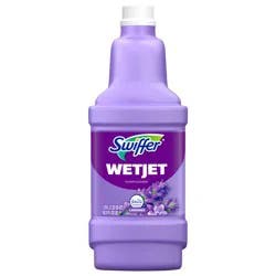 Swiffer Wet Jet Mop Refill Solution, Wood, Laminate, Tile, Floor Cleaner, Lavender, 1.25 Liters