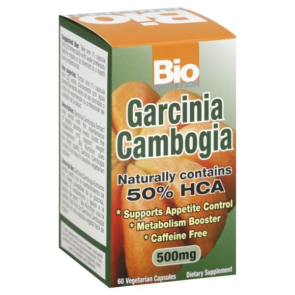 slide 1 of 1, Bio Nutrition Garcinia Cambogia Vegetarian Capsules, 60 ct; 500 mg