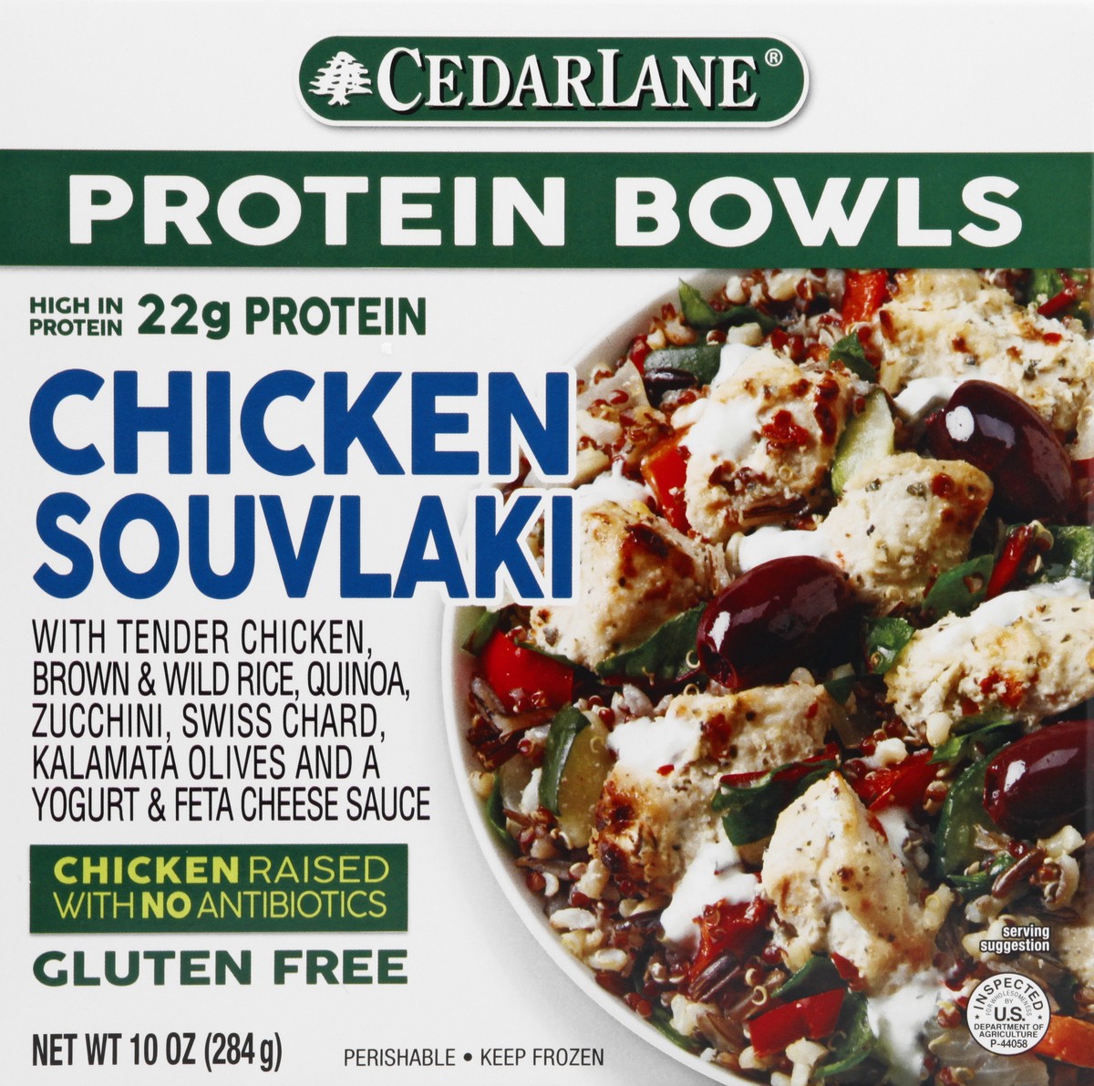 slide 2 of 13, Cedarlane Protein Bowls Chicken Souvlaki 10 oz, 10 oz
