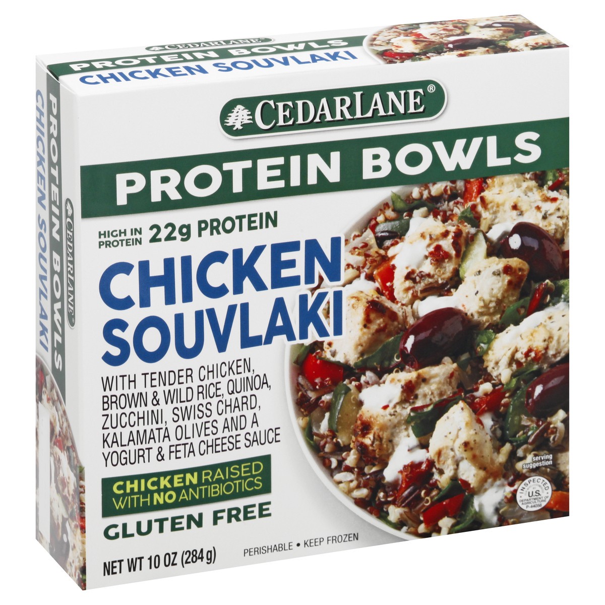 slide 6 of 13, Cedarlane Protein Bowls Chicken Souvlaki 10 oz, 10 oz
