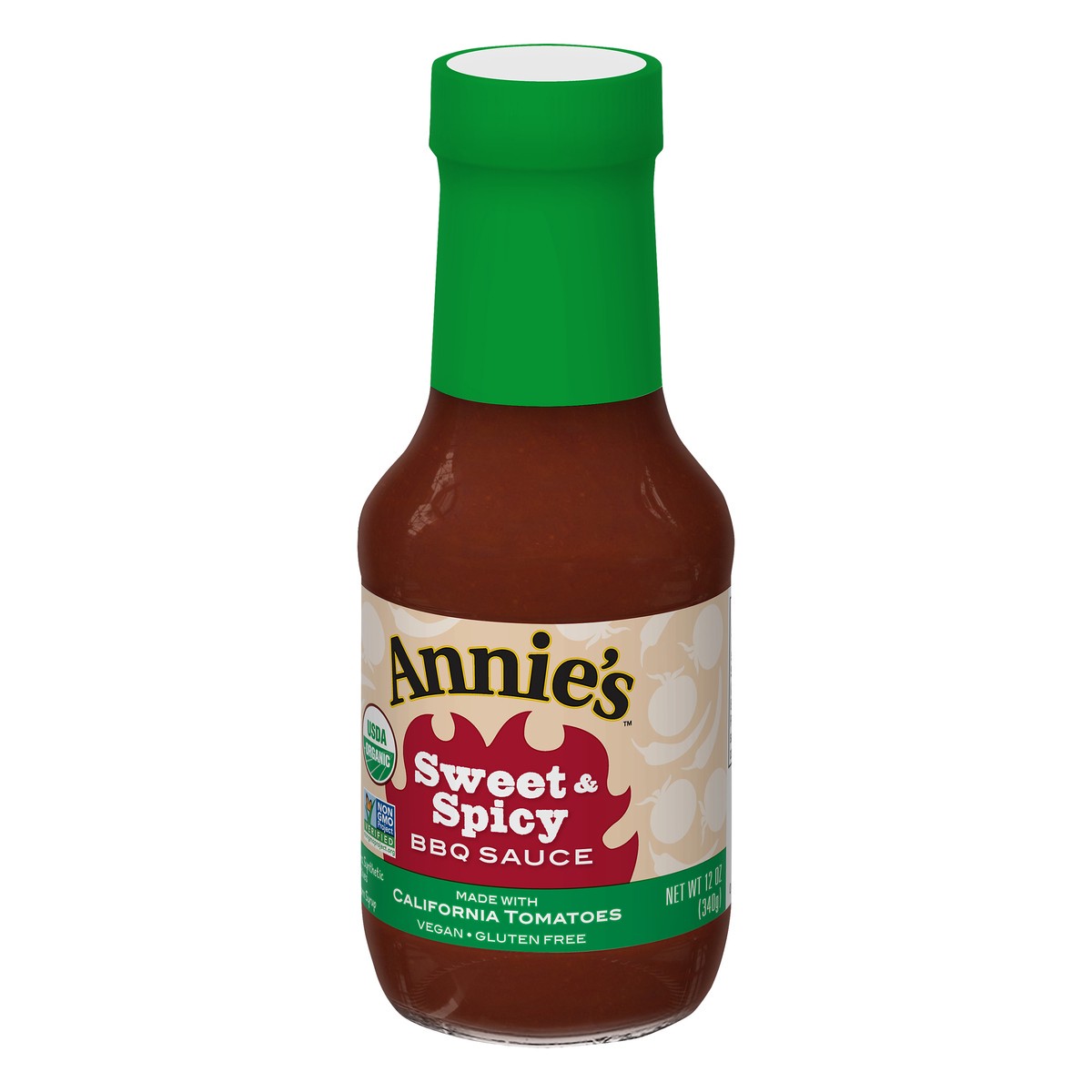 slide 2 of 9, Annie's Sweet & Spicy BBQ Sauce 12 oz, 12 oz