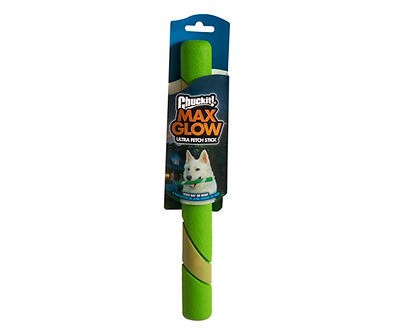 slide 1 of 1, CHUCKIT! Max Glow Ultra Fetch Stick, 1 ct
