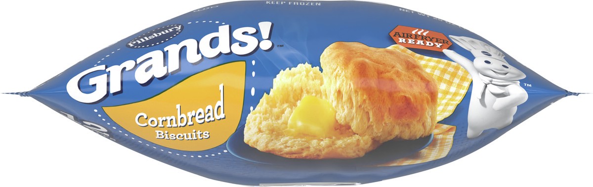 slide 4 of 9, Grands! Cornbread Biscuits, Frozen, 12 Biscuits, 25 oz., 12 ct