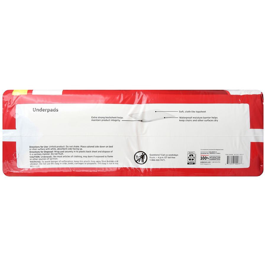 slide 5 of 5, Walgreens Xl Maximum Absorbency Certainty Underpads, 30 ct
