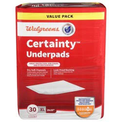 Walgreens Xl Maximum Absorbency Certainty Underpads