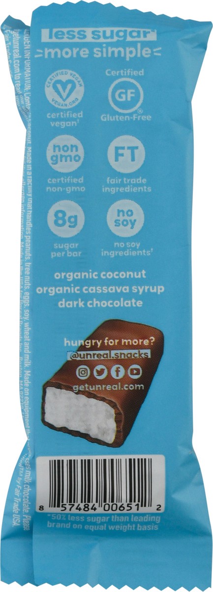 slide 5 of 13, Unreal Dark Choc Coconut Bar, 1.3 oz