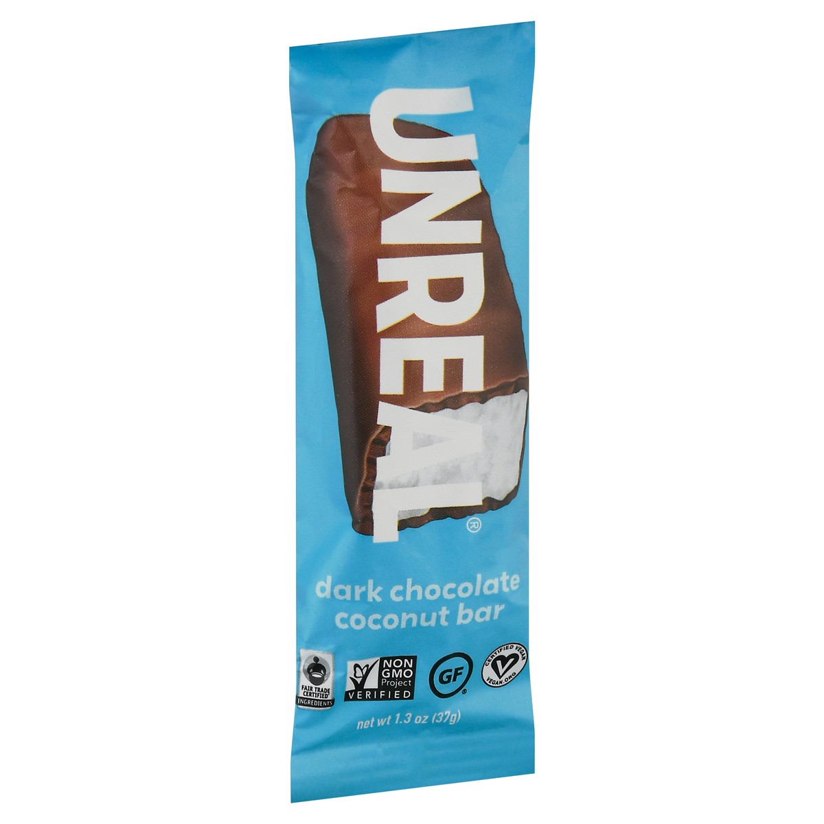 slide 11 of 13, Unreal Dark Choc Coconut Bar, 1.3 oz