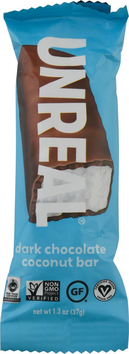 slide 12 of 13, Unreal Dark Choc Coconut Bar, 1.3 oz
