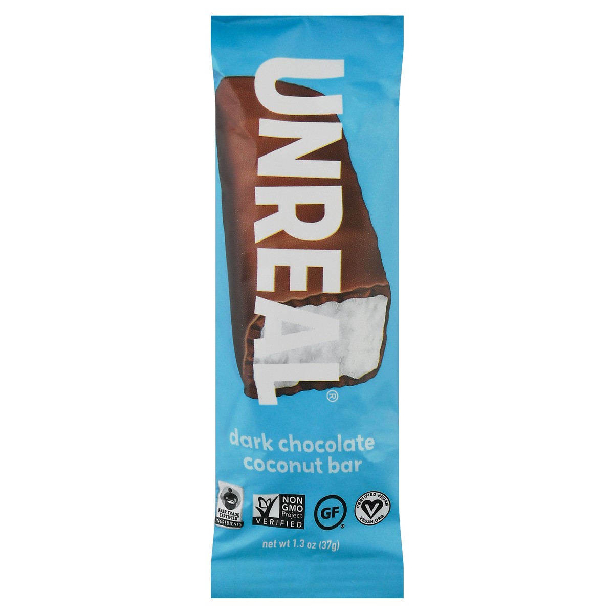 slide 6 of 13, Unreal Dark Choc Coconut Bar, 1.3 oz