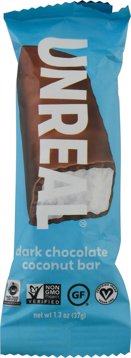 slide 13 of 13, Unreal Dark Choc Coconut Bar, 1.3 oz