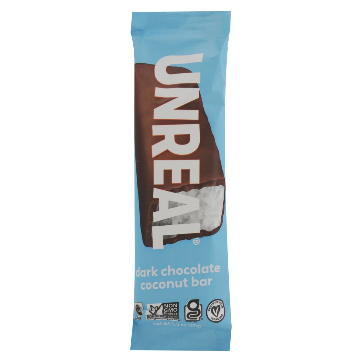slide 1 of 13, Unreal Dark Choc Coconut Bar, 1.3 oz