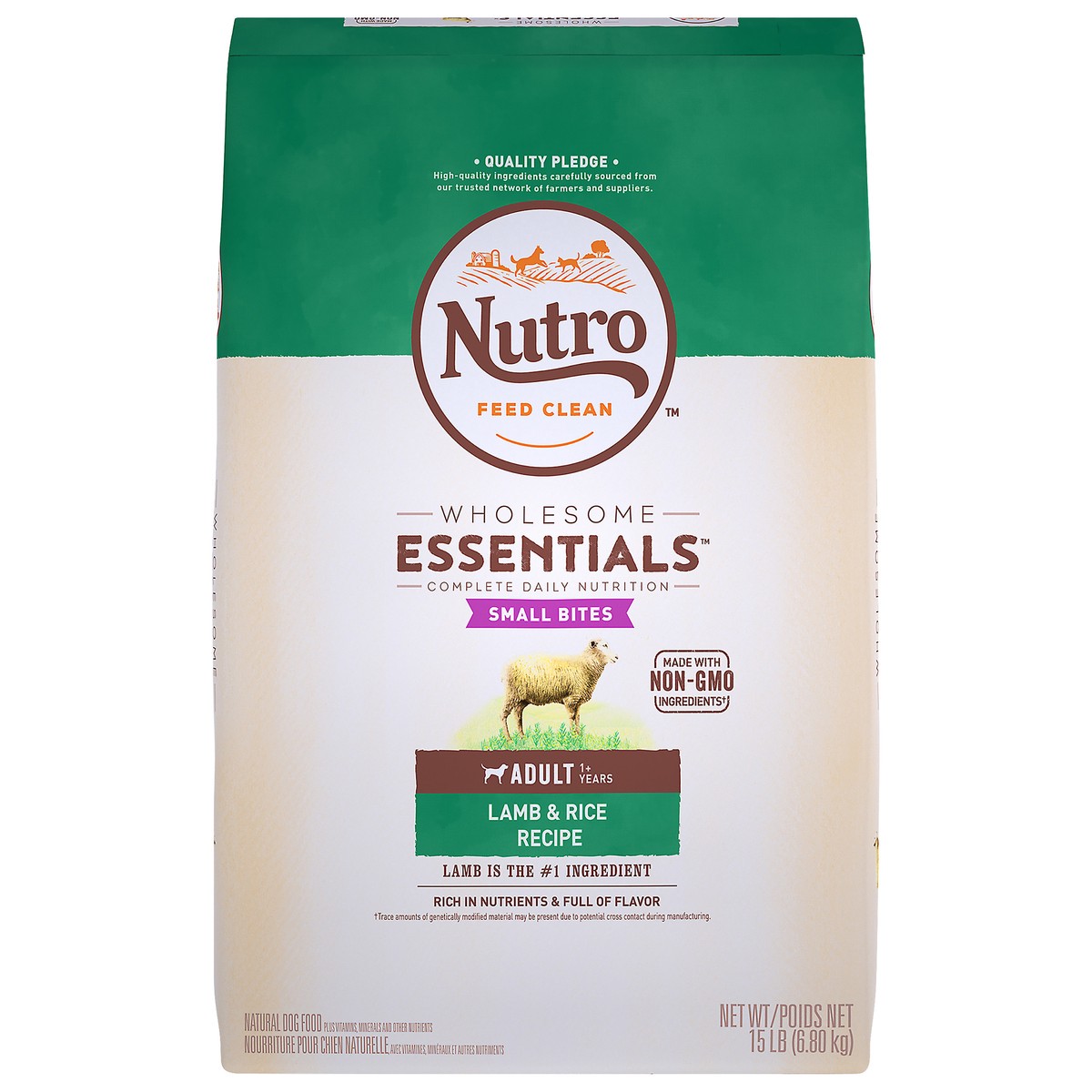 Nutro Wholesome Essentials Small Bites Adult Lamb & Rice Dry Dog Food