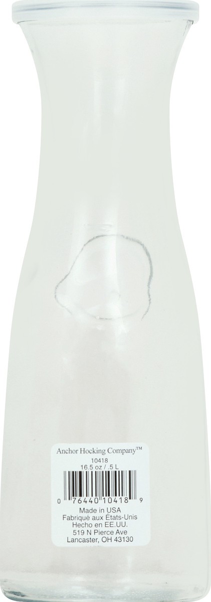 slide 7 of 9, Anchor Hocking 16.5 Ounce Glass Carafe 1 ea, 1 ct