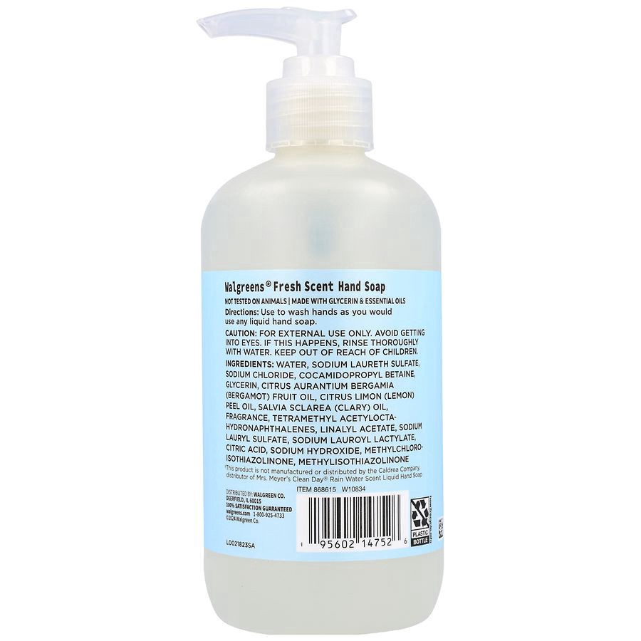slide 3 of 5, Walgreens Hand Soap Fresh, 12.5 fl oz