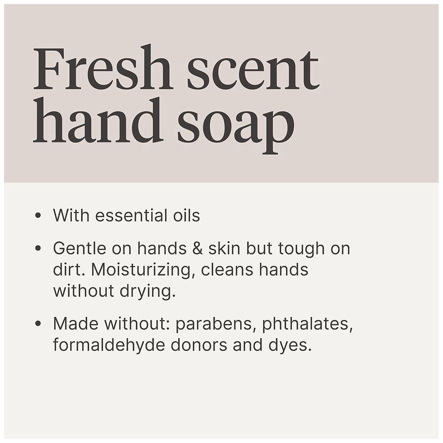slide 2 of 5, Walgreens Hand Soap Fresh, 12.5 fl oz