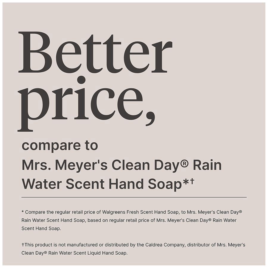 slide 5 of 5, Walgreens Hand Soap Fresh, 12.5 fl oz