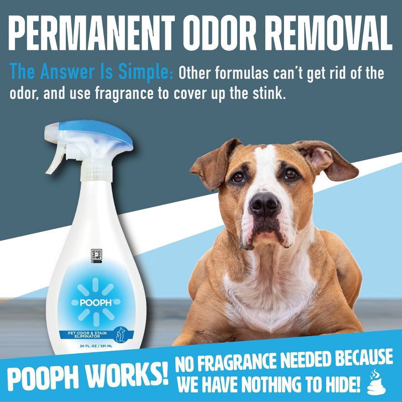 slide 6 of 7, Pooph Pet Odor & Stain Eliminator 20 fl oz, 20 fl oz