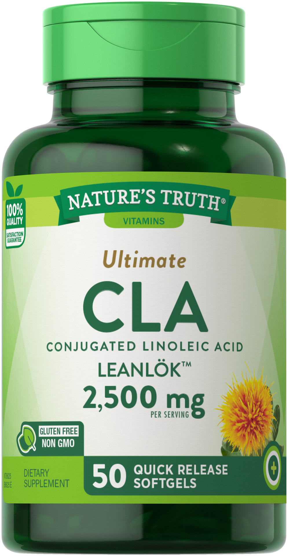 slide 1 of 4, Nature's Truth Ultimate CLA LeanLok 2,500 mg, 50 ct