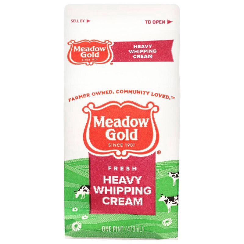 slide 1 of 5, Meadow Gold Heavy Whipping Cream, 16 oz