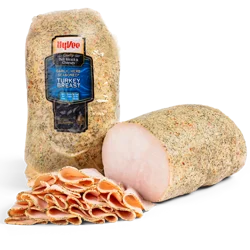 Hy-Vee Quality Sliced Garlic Herb Seasoned Turkey Breast