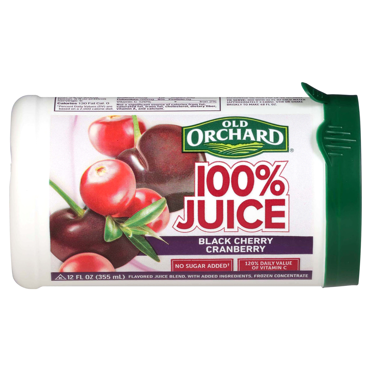 slide 1 of 1, Old Orchard 100% Black Cherry Cranberry Juice, 12 fl oz