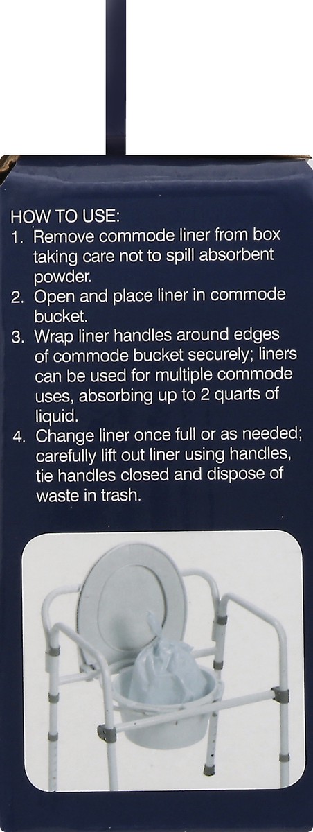 slide 2 of 9, Drive Sanitary Commode Liner 1.0 ea, 1 ct