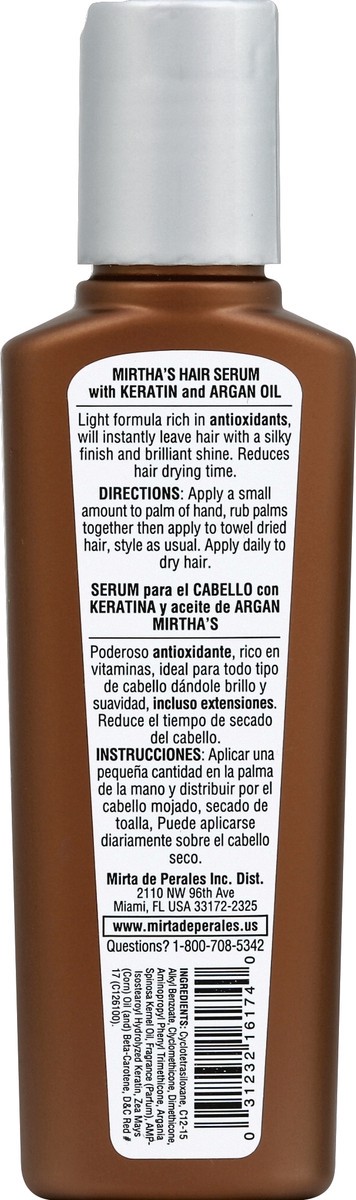 slide 2 of 3, Mirta de Perales Mirta De Perales Serum Keratin Argan Oil, 0.31 oz