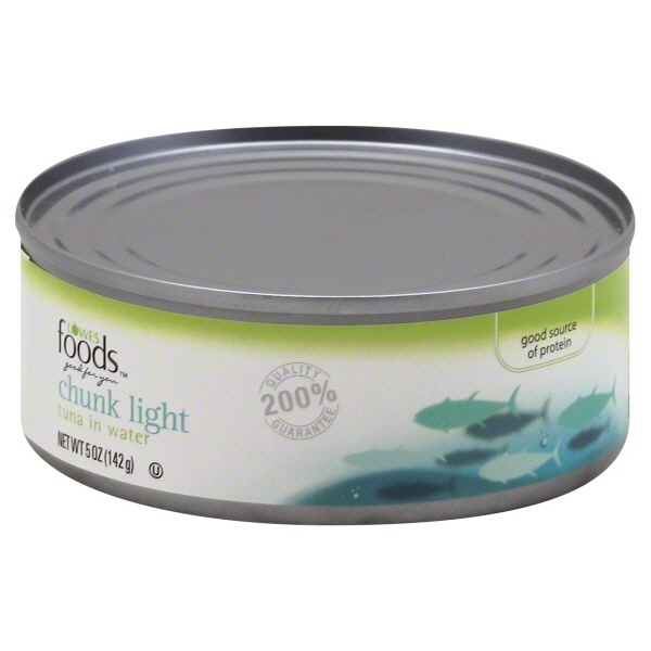 slide 1 of 1, Lowes Foods Tuna Chunk Light In Water, 5 oz