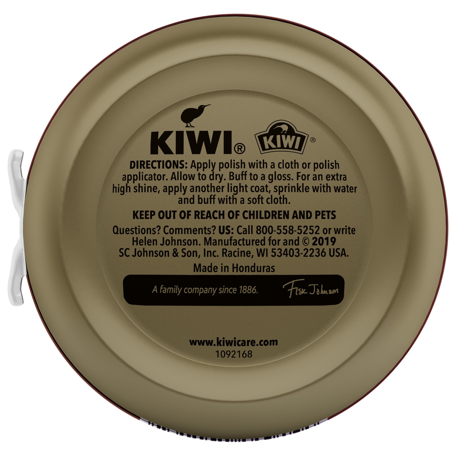 slide 3 of 5, KIWI Shoe Polish, Brown, 1.125 oz (1 Metal Tin), 1.1 oz