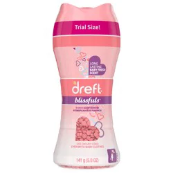 Dreft Blissfuls In-Wash Scent Booster Beads, Baby Fresh Scent, 5.0 oz