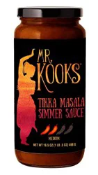 Mr. Kooks Medium Spicy Tikka Masala Simmer Sauce 16.5 oz